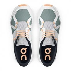 On Running Women's Cloud 5 Push Running Shoe- White/Cobble- Regular (B) Shoes