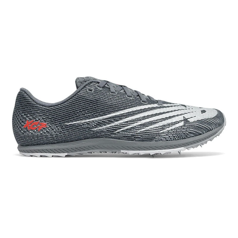 New Balance Unisex XC Seven V3 Spike - Lead With Silver Metallic-Regular (D) 1 New Balance Unisex XC Seven V3 Spike - Lead With Silver Metallic-Regular (D)