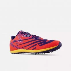 New Balance Unisex XC Seven V4 Spike- Electric Red/Victory Blue- Regular (D) Shoes