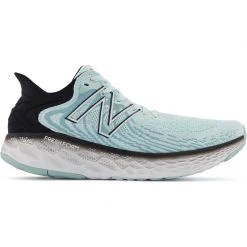 New Balance Shoes Women's Fresh Foam 1080 V11 Running Shoe - Pale Blue Chill/Black