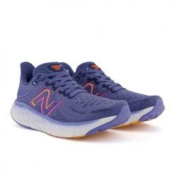 New Balance Women's Fresh Foam X 1080v12 Running Shoe - Night Sky/Vibrant Orange Shoes