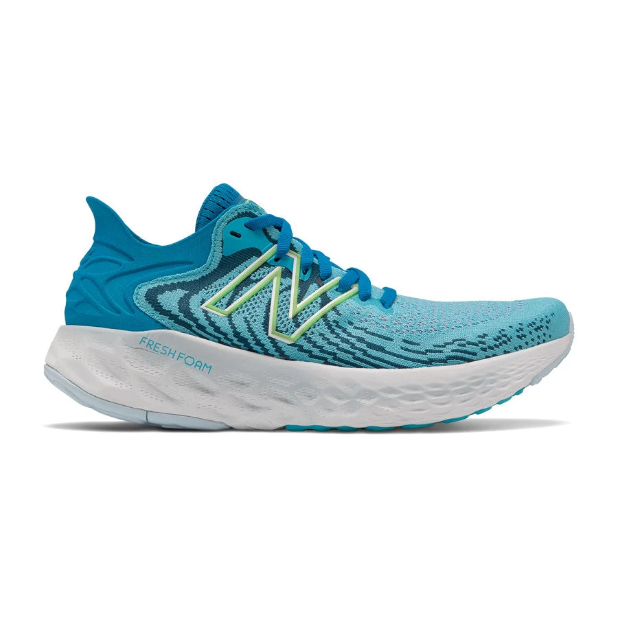 New Balance Women's Fresh Foam 1080 V11 Running Shoe - Virtual Sky/Bleached Lime Glo Shoes 1 New Balance Women's Fresh Foam 1080 V11 Running Shoe - Virtual Sky/Bleached Lime Glo Shoes