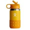 Hydro Flask Hydration, Belts, And Waterbottles 12 Oz Kids Wide Mouth Flex Straw & Boot - Canary/Starfish