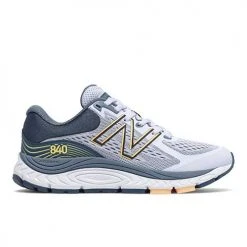 New Balance Women's 840v5 Running Shoe - Silent Grey/Light Mango Shoes