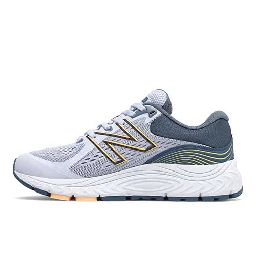 New Balance Women's 840v5 Running Shoe - Silent Grey/Light Mango Shoes 2 New Balance Women's 840v5 Running Shoe - Silent Grey/Light Mango Shoes