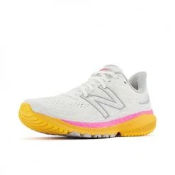 New Balance Women's Fresh Foam 860v12 - White/Vibrant Orange