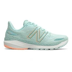 New Balance Shoes Women's Fresh Foam 860 V12 Running Shoe - Pale Blue Chill/Light Mango