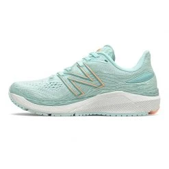 New Balance Shoes Women's Fresh Foam 860 V12 Running Shoe - Pale Blue Chill/Light Mango