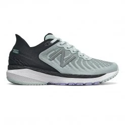 New Balance Women's 860 V11 Running Shoe - Camden Fog/Black/Mystic Purple/White