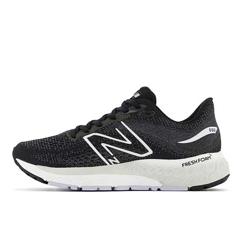 New Balance Women's Fresh Foam X 880v12 Running Shoe - Black/Violet Haze 8 New Balance Women's Fresh Foam X 880v12 Running Shoe - Black/Violet Haze