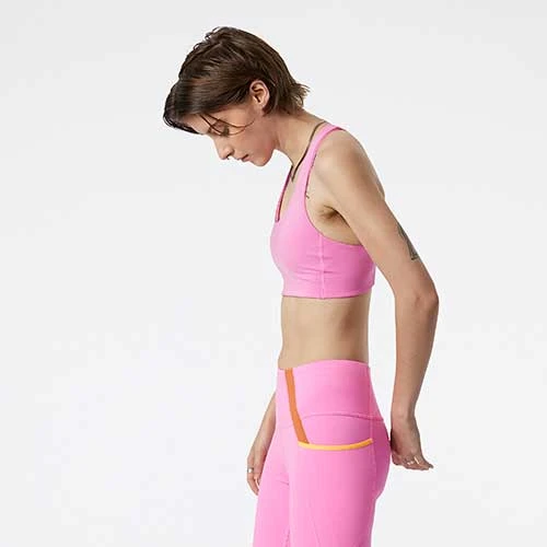 New Balance Women's NB Fuel Bra - Vibrant Pink Bras 2 New Balance Women's NB Fuel Bra - Vibrant Pink Bras