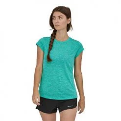 Patagonia Women's Ridge Flow Shirt - Fresh Teal Tops