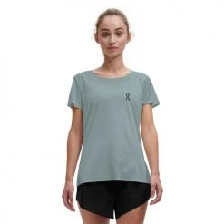 On Running Women's Performance-T - Sea/Black Tops