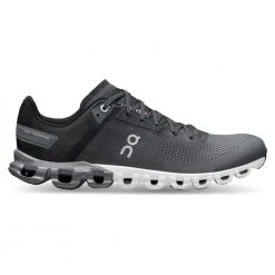 On Running Men's Cloudflow 3.0 Running Shoe - Black/Asphalt - Wide (2E) Shoes