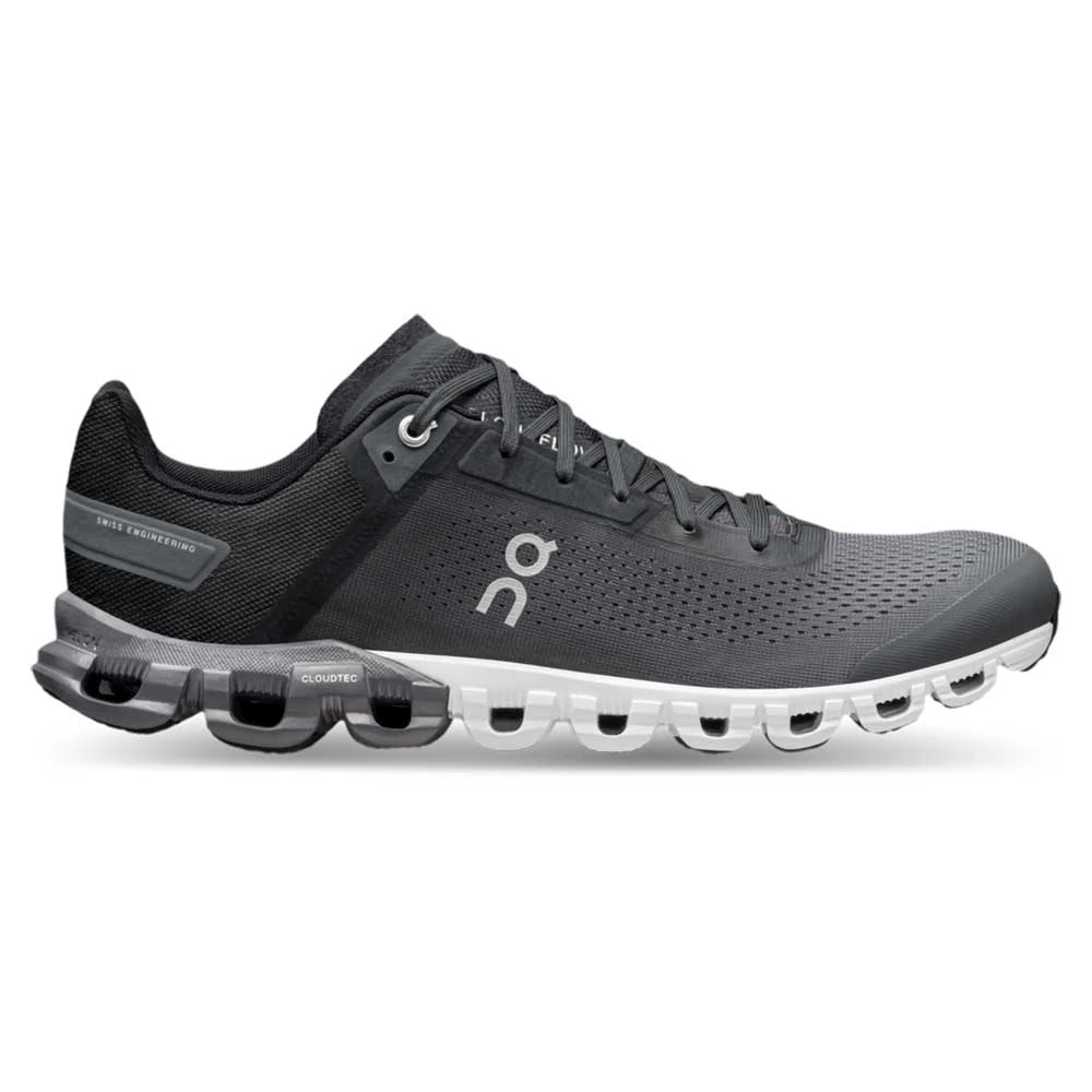 On Running Men's Cloudflow 3.0 Running Shoe - Black/Asphalt - Wide (2E) Shoes 1 On Running Men's Cloudflow 3.0 Running Shoe - Black/Asphalt - Wide (2E) Shoes