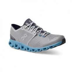 On Running Men's Cloud X 2.0 Running Shoe - Alloy/Niagara - Regular (D) Shoes