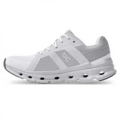 On Running Shoes Women's Cloudrunner Running Shoe - White/Frost - Wide (D)