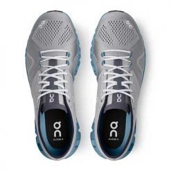 On Running Men's Cloud X 2.0 Running Shoe - Alloy/Niagara - Regular (D) Shoes