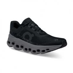 On Running Women's Cloudmonster Running Shoe - Black/Magnet- Regular (B)
