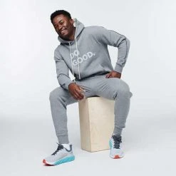 Cotopaxi Men's Do Good Hoodie - Heather Grey Apparel