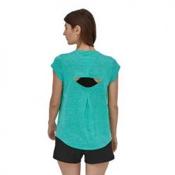 Patagonia Women's Ridge Flow Shirt - Fresh Teal Tops 5 Patagonia Women's Ridge Flow Shirt - Fresh Teal Tops