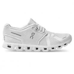 On Running Women's Cloud 5 Running Shoe - All White - Regular (B) Shoes