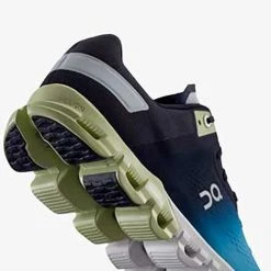 On Running Men's Cloudflow 3.0 Running Shoe - Ink/Meadow- Regular (D)