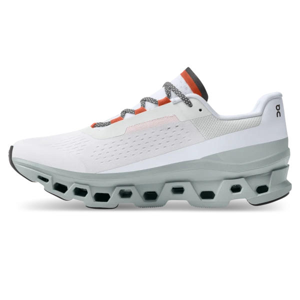 On Running Shoes Men's Cloudmonster Running Shoe - Frost/Surf - Regular (D) 3 On Running Shoes Men's Cloudmonster Running Shoe - Frost/Surf - Regular (D)