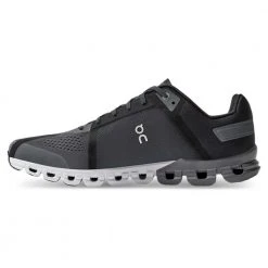 On Running Men's Cloudflow 3.0 Running Shoe - Black/Asphalt - Wide (2E) Shoes 8 On Running Men's Cloudflow 3.0 Running Shoe - Black/Asphalt - Wide (2E) Shoes