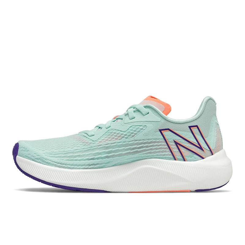 New Balance Women's Fuel Cell Rebel V2 Running Shoe - White Mint/Citrus Punch Shoes 2 New Balance Women's Fuel Cell Rebel V2 Running Shoe - White Mint/Citrus Punch Shoes