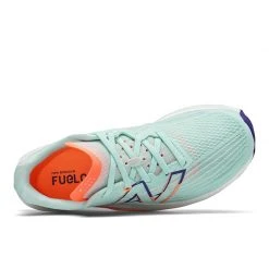New Balance Women's Fuel Cell Rebel V2 Running Shoe - White Mint/Citrus Punch Shoes 6 New Balance Women's Fuel Cell Rebel V2 Running Shoe - White Mint/Citrus Punch Shoes