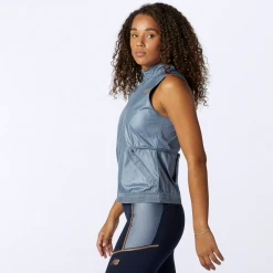 New Balance Women's PMV 3-in-1 Portable Jacket - Ocean Grey Jackets & Vests