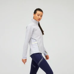 New Balance Women's Reflective Impact Run Winter Jacket - Whisper Grey 9 New Balance Women's Reflective Impact Run Winter Jacket - Whisper Grey