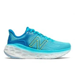 New Balance Women's More V3 Running Shoe - Virtual Sky/Bleached Lime Glo