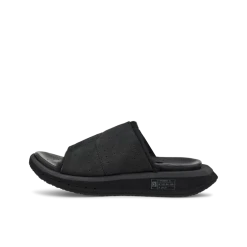 Deckers Lab Shoes Women's KO-Z Slide Sandal - Black/Dark Grey- Regular (B)