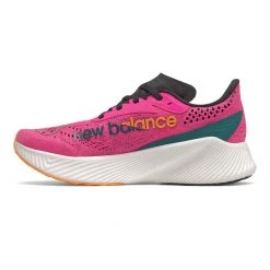 New Balance Women's FuelCell RC Elite V2 Running Shoe - Pink Glo/Garnet - Regular (B) Shoes