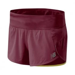 New Balance Bottoms Women's Impact Run Shorts 3 Inch - Garnet