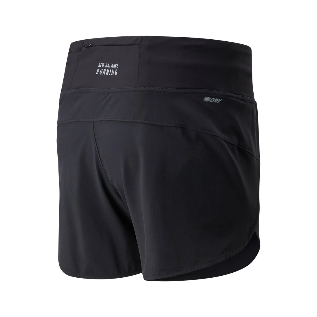 New Balance Bottoms Women's Impact Run 5" Short - Black 2 New Balance Bottoms Women's Impact Run 5" Short - Black