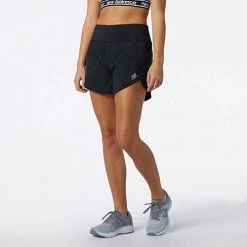 New Balance Bottoms Women's Impact Run 5in Short - Black