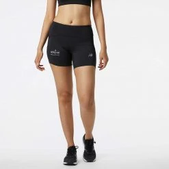 New Balance Women's Impact Run Fitted Short 2022 - Black Bottoms