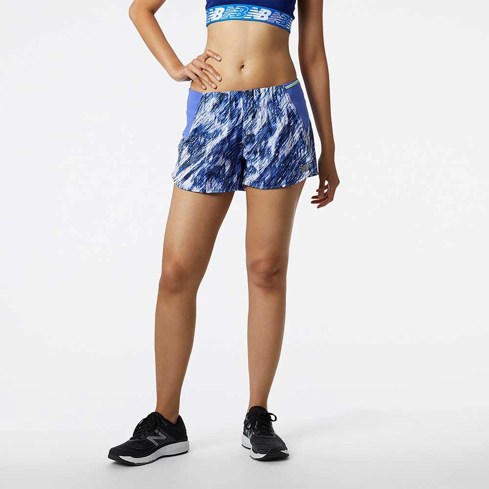 New Balance Women's Printed Impact Run 3in Short - Libra 1 New Balance Women's Printed Impact Run 3in Short - Libra