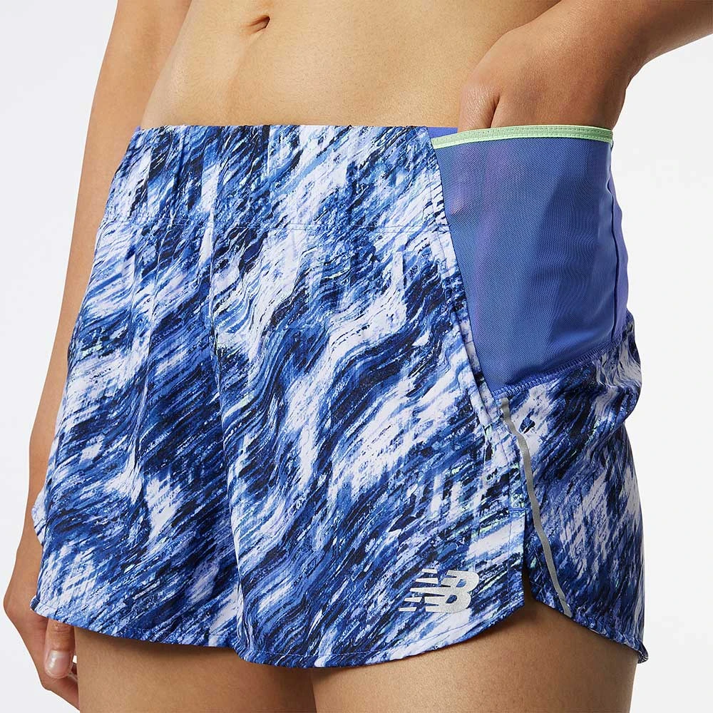 New Balance Women's Printed Impact Run 3in Short - Libra 4 New Balance Women's Printed Impact Run 3in Short - Libra