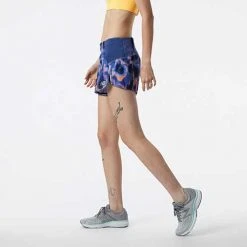 New Balance Women's Printed Impact Run 3in Short - Nightsky Bottoms