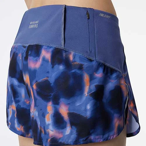 New Balance Women's Printed Impact Run 3in Short - Nightsky Bottoms 4 New Balance Women's Printed Impact Run 3in Short - Nightsky Bottoms