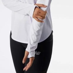 New Balance Tops Women's She Runs GR Skyline Accelerate Long Sleeve - Libra/Pink Ombre