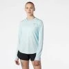 New Balance Women's Accelerate Long Sleeve - Pale Blue Chill