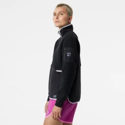 New Balance Women's Q Speed Sherpa Anorak - Black Tops