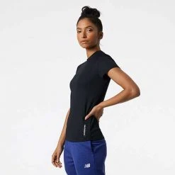 New Balance Tops Women's Transform Perfect Rib Tee - Black