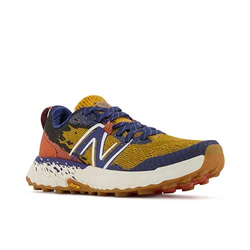 New Balance Women's Fresh Foam X Hierro V7 Trail Running Shoe - Golden Hour/Moon Shadow And Red Clay 2 New Balance Women's Fresh Foam X Hierro V7 Trail Running Shoe - Golden Hour/Moon Shadow And Red Clay