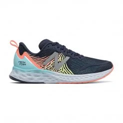 New Balance Women's Fresh Foam Tempo Running Shoe - Natural Indigo/Ginger Pink/Lemon Slush Shoes